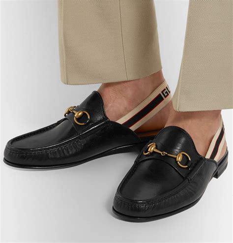 backless loafers mens gucci|gucci loafers men sale.